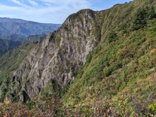 鎌倉沢の岩場