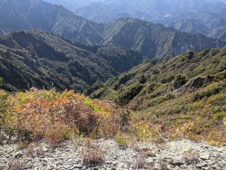 鎌倉沢方面の景色